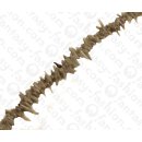 Bambus Koralle Sticks White Shiny / ca. 2x13mm / 200pcs.