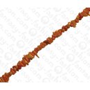 Bambus Koralle Sticks Yellow Orange Shiny / ca. 3x8mm /...