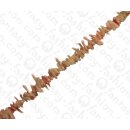 Bambus Koralle Sticks Light Pink Shiny / ca. 3x12mm /...