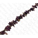 Bambus Koralle Sticks Violet Shiny / ca. 4x12mm / 100pcs.