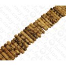 Bambus Koralle Stick Tiger / ca. 6x33mm / 66pcs.