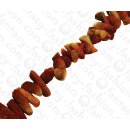 Bambus Koralle Sticks Red Orange / ca. 8x20mm / 50pcs.