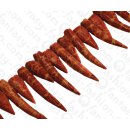 Bamboo Coral Sticks Red / ca. 8x25-45mm / 50pcs.