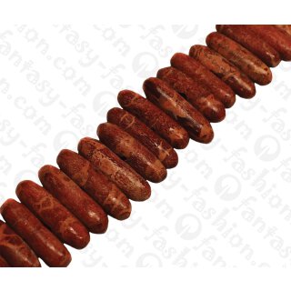 Bamboo Coral Sticks Red / ca. 8x32mm / 50pcs.