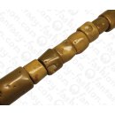 Bamboo Coral Tube Green Shiny / ca. 20-45x25-30mm