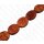 Bamboo Coral Flat Oval Red / ca. 20x15mm / 20pcs.
