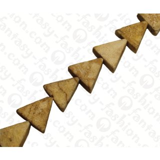 Bambus Koralle Triangle with Sharp Edge Tiger / ca. 20mm / 20pcs.