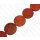 Bamboo Coral Flat Round Red / ca. 40mm / 10pcs.