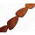 Bamboo Coral Irregular Teardrop Red / ca. 36x20mm / 11pcs.