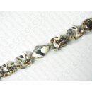 Shell Cowrie with resin oval irreg. Ca 40mm