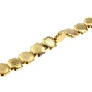 Acrylic Beads Metallic Gold Cross / 22mm / 18pcs.