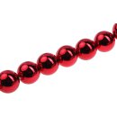 Acrylic Beads Metallic Red Round / 30mm / 13pcs.