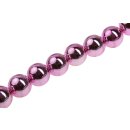 Acrylic Beads Metallic Pink Round / 30mm / 13pcs.