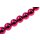 Acrylic Beads Metallic Fuchsia red Round / 30mm / 13pcs.