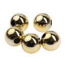 Acryl Perlen Metallic Gold Round / 36mm / 5pcs.