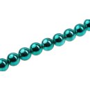 Acryl Perlen Metallic Green Round / 23mm / 17pcs.