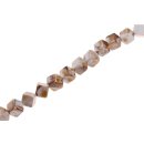 Acrylic Beads Cappuccino   Dice / 16mm / 26pcs.