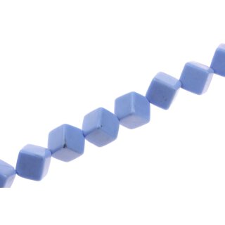 Acrylic Beads Palace blue dice / 18mm / 24pcs.