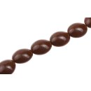 Acrylic Beads Choco  Oval flat / 28mm / 14pcs.