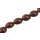 Acrylic Beads Choco  Oval flat / 28mm / 14pcs.