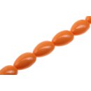 Acrylic Beads Orange Egg / 41mm / 9pcs.