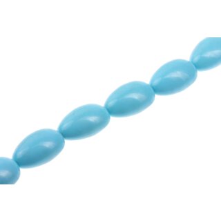 Acrylic Beads sky blue Egg / 41mm / 9pcs.