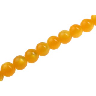 Acrylic Beads Yellow   round / 24mm / 17pcs.