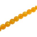 Acrylic Beads Yellow   round / 24mm / 17pcs.