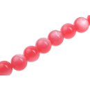 Acrylic Beads Pink   round / 24mm / 17pcs.