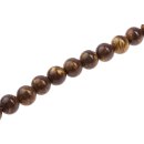 Acrylic Beads Choco-gold   round / 24mm / 17pcs.