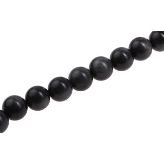Acrylic Beads Black  round / 24mm / 17pcs.