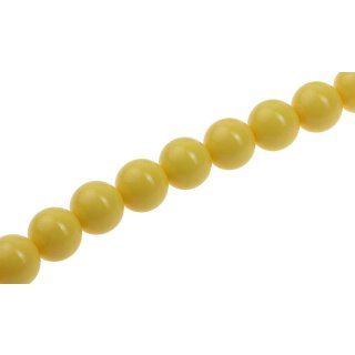 Acrylic Beads Yellow   round / 20mm / 21pcs.