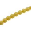 Acrylic Beads Yellow   round / 20mm / 21pcs.
