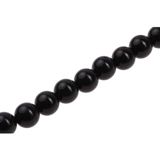 Acrylic Beads black  round / 20mm / 21pcs.
