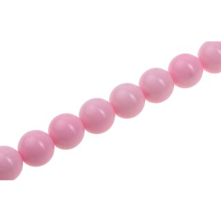 Acrylic Beads Pink lady round / 20mm / 21pcs.