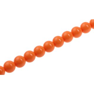 Acrylic Beads Orange round / 20mm / 21pcs.