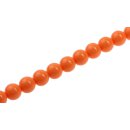 Acrylic Beads Orange round / 20mm / 21pcs.