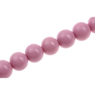 Acrylic Beads Pink lady round / 20mm / 21pcs.