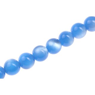Acrylic Beads Blue round / 17mm / 24pcs.