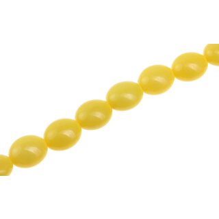Acrylic Beads yellow   Oval / 20mm / 20pcs.