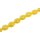 Acrylic Beads yellow   Oval / 20mm / 20pcs.