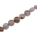 Acrylic Beads gold-White Ufo / 17mm / 24pcs.