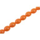 Acrylic Beads orange Oval / 20mm / 20pcs.