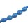 Acrylic Beads blue Oval / 20mm / 20pcs.