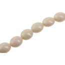 Acrylic Beads Ivory Oval / 20mm / 20pcs.