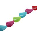 Acryl Perlen mix-color twisted / 45mm / 9pcs.