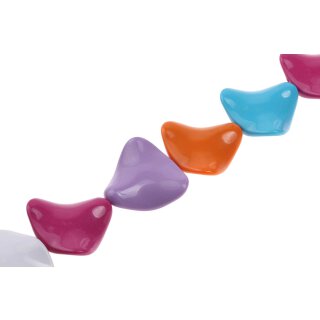 Acrylic Beads mix-color  / 38mm / 10pcs.