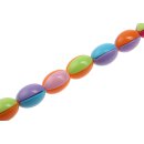Acrylic Beads mix-color Oval / 24mm / 16pcs.