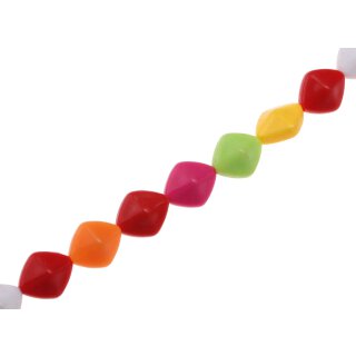 Acrylic Beads mix-color  / 17mm / 24pcs.