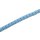Acrylic Beads White –blue with design tube  / 10mm / 44pcs.